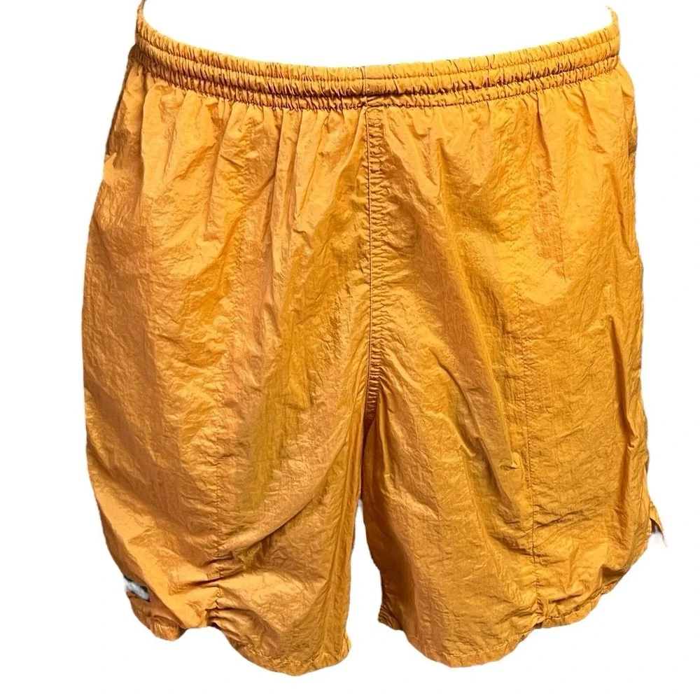 Columbia Shorts M Orange Swim Trunks Mesh Lined Drawstring Active Beach‎ 2000s